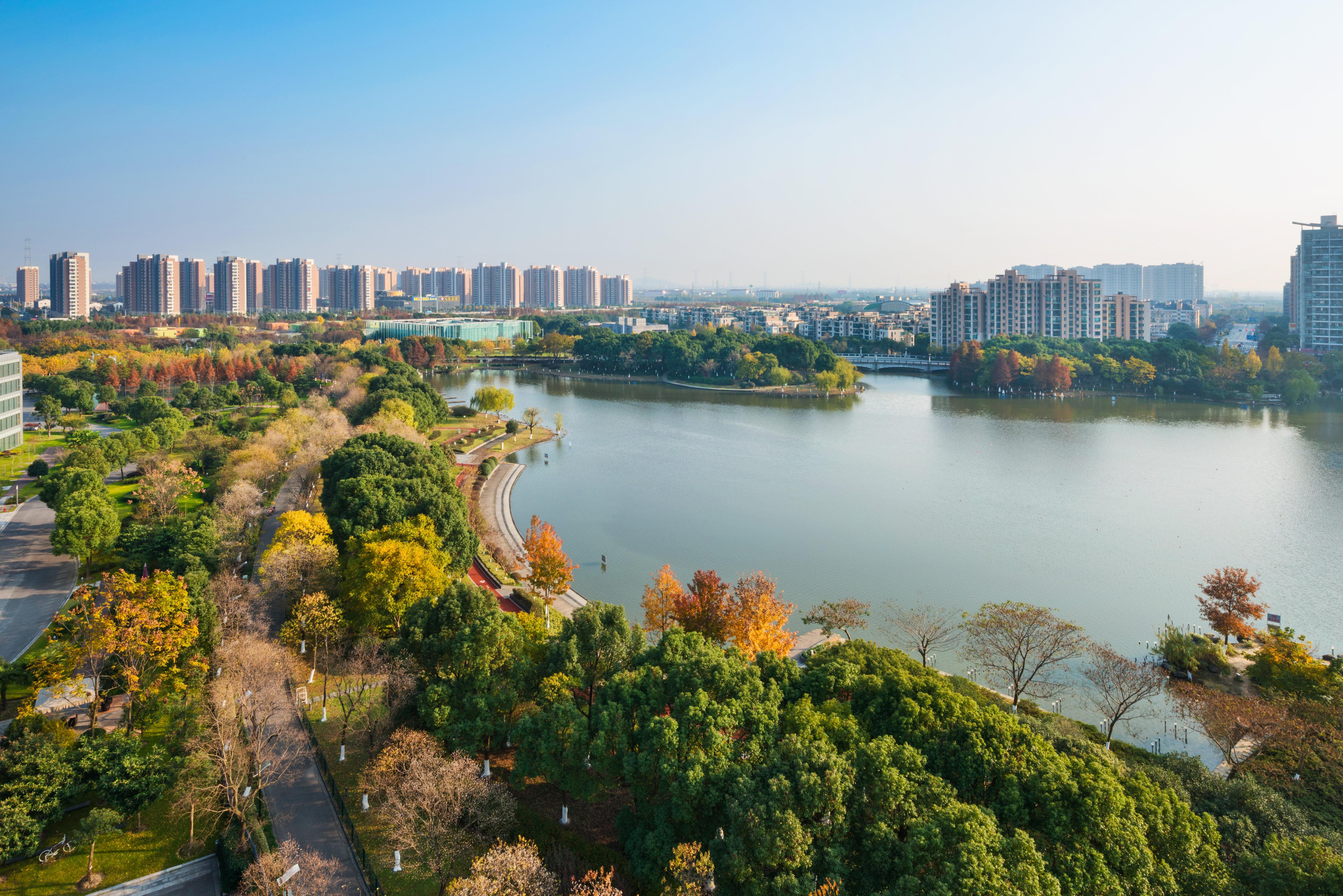 Crowne Plaza Shanghai Xiayang Lake By Ihg Qingpu ภายนอก รูปภาพ
